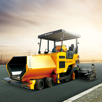 Equipo de pavimentación de asfalto hidráulico GYA6000LB 17 toneladas Ancho de pavimento 2.5-6m 93KW