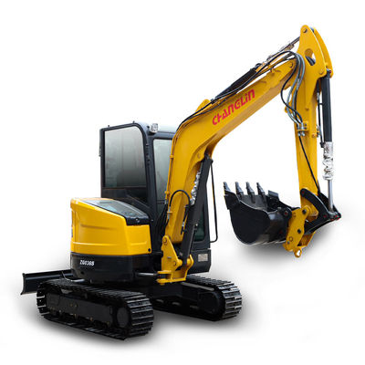 Excavadora hidráulica ZG036S Diseño ergonómico con espacio de conducción espacioso