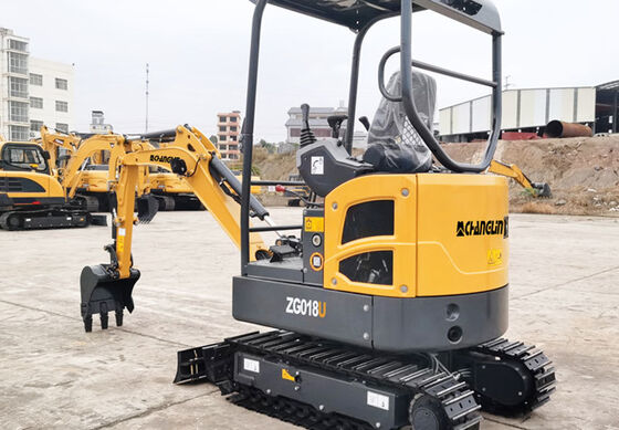 mini excavadora yanmar ZG017S Diseño ergonómico con espacio de conducción espacioso